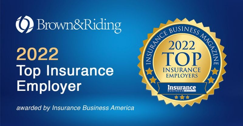 2022 Top Insurance Employer award seal from IBA