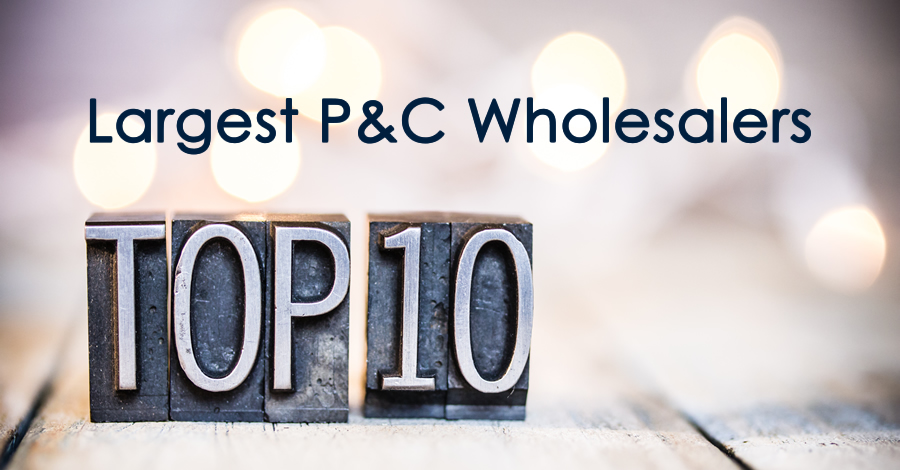 Top 10 Largest P&C Wholesalers award