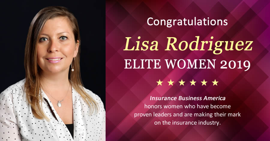 Elite Women award with headshot of Lisa Rodriguez