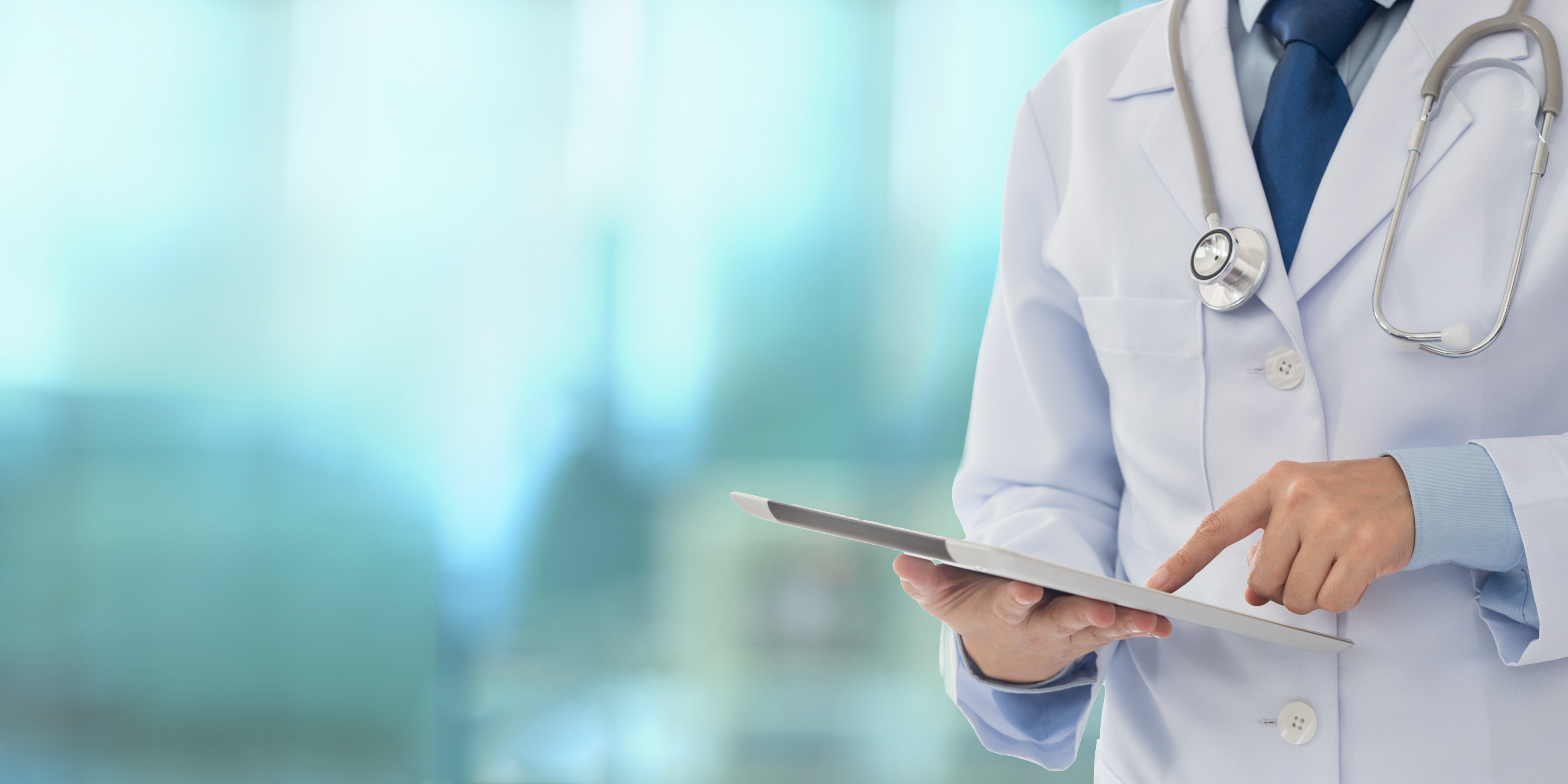 Doctor with clipboard