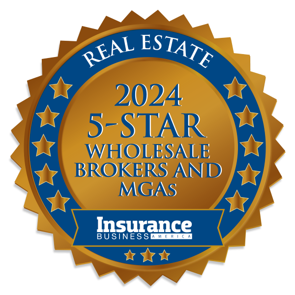 Award seal for 5-star wholesaler real estate